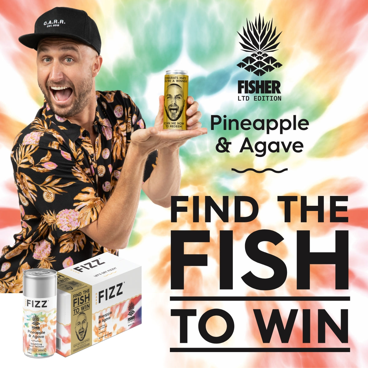FIND THE FISH COMPETITION – Hard Fizz Sparkling Hard Seltzer