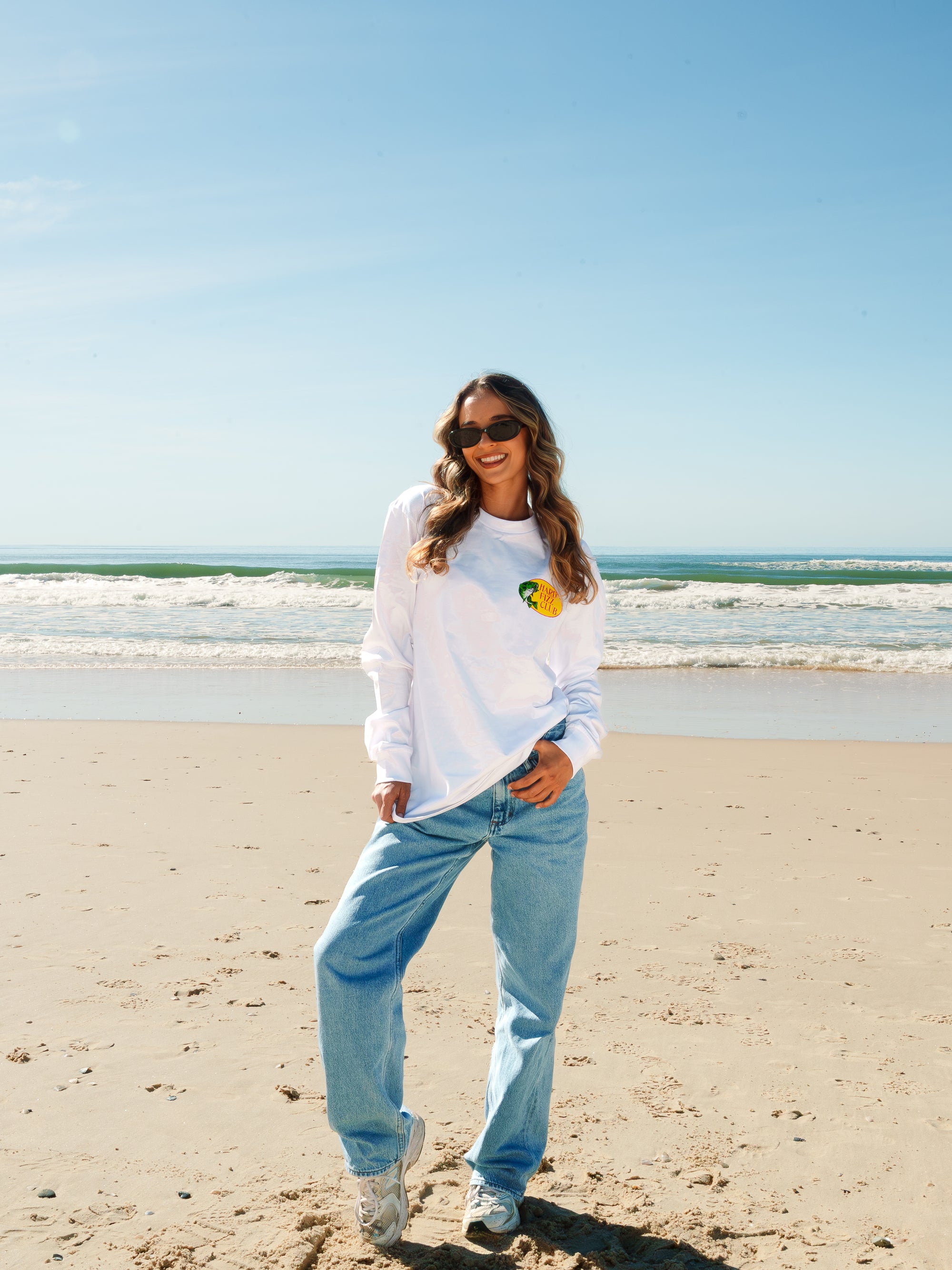 FIZZ BASS LONG SLEEVE WHITE
